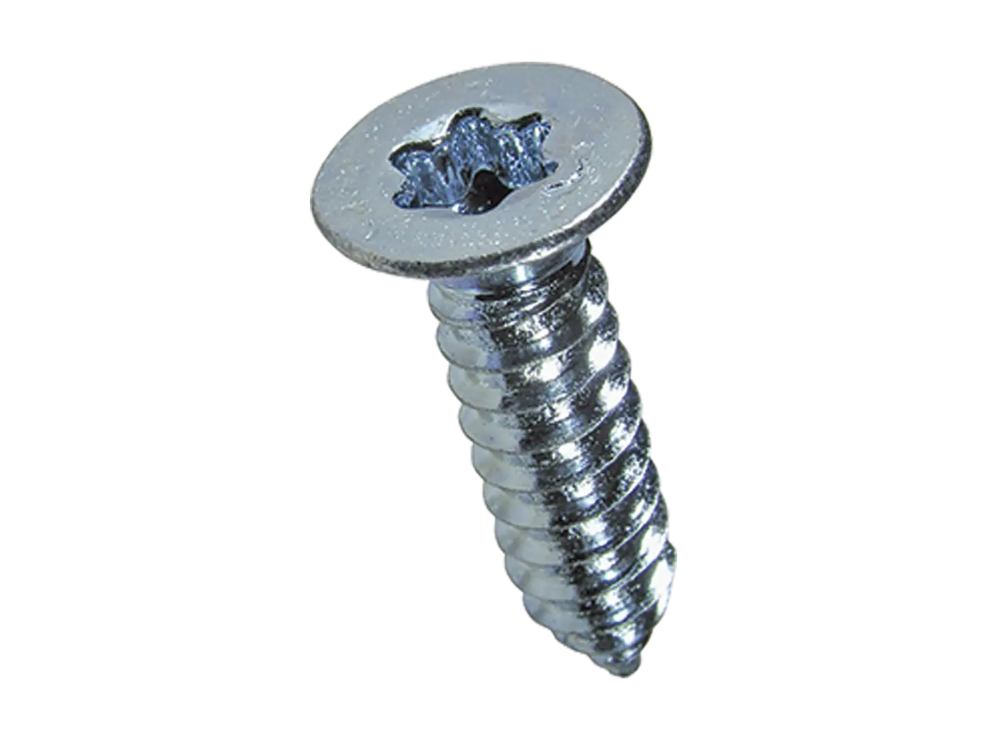 BN 11255 | Hexalobular (6 Lobe) socket flat head countersunk tapping screws with cone end type C