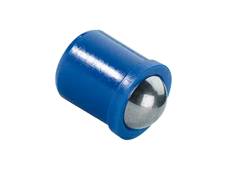 Product image of HALDER EH 22080. - Spring plungers smooth surface, with collar and ball standard spring pressure