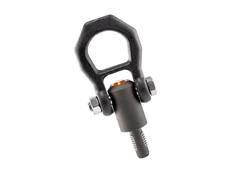 Product image of HALDER EH 22352. - Threaded lifting pins self locking, with movable shackle