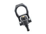 Product image of HALDER EH 22353. - Threaded lifting pins self locking, with rotatable shackle