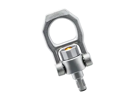 Product image of HALDER EH 22353. - Threaded lifting pins self locking, with rotatable shackle