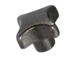Product image of Star knobs nodular cast iron, deburred and sandblasted DIN 6335 C with reamed blind hole