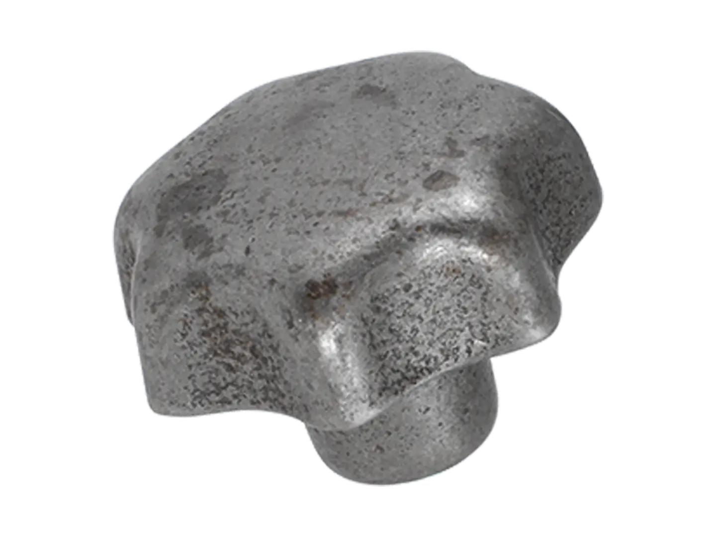 BN 13447 | 凸轮式旋钮 球墨铸铁，去毛刺磨砂表面 DIN 6336 E 带螺纹盲孔