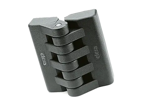 Product image of ELESA® CFA-B - Hinges with brass boss nickel plated, tapped blind hole