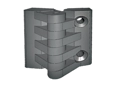 Product image of ELESA® CFA-B-SH - Hinges with brass boss nickel plated and pass-through holes for countersunk head screws