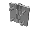 Product image of ELESA® CFM-p - Hinges with threaded studs, steel nickel plated