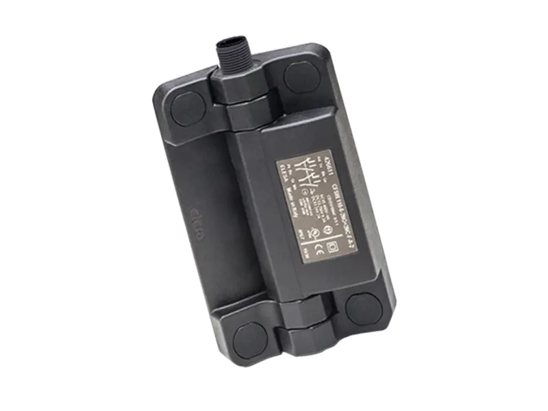 产品图片：ELESA® CFSW-C-A - 含内置安全开关的铰链 上方 8 导线连接插头