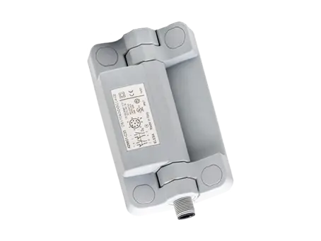 产品图片：ELESA® CFSW-C-C - 含内置安全开关的铰链 下方 8 导线连接插头