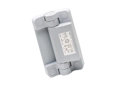 产品图片：ELESA® CFSW-FC-B - 含内置安全开关的铰链 0,2 米连接电缆，后方 8 导线输出端