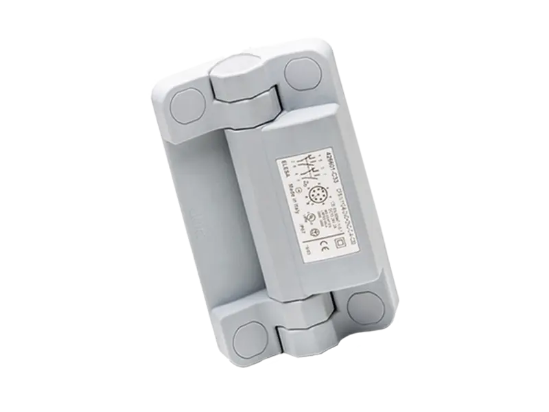 产品图片：ELESA® CFSW-FC-B - 含内置安全开关的铰链 0,2 米连接电缆，后方 8 导线输出端