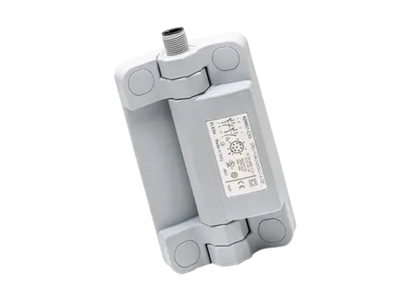 Product image of ELESA® CFSW-C-A - Hinges with built-in safety multiple switch 8-pole male connector top axial output