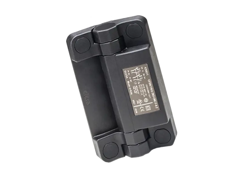 Product image of ELESA® CFSW-C-B - Hinges with built-in safety multiple switch 8-pole male connector back output