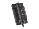 产品图片：ELESA® CFSW-F-C - 含内置安全开关的铰链 2 米或 5 米电缆，下方 8 导线输出端