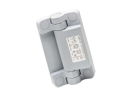 产品图片：ELESA® CFSW-FC-B - 含内置安全开关的铰链 0,2  米连接电缆，后方 8 导线输出端