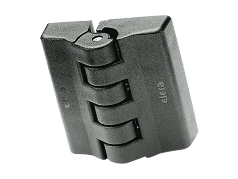 Product image of ELESA® CFA-F-B - Hinges with detent position at 90° with brass boss nickel plated and tapped blind holes