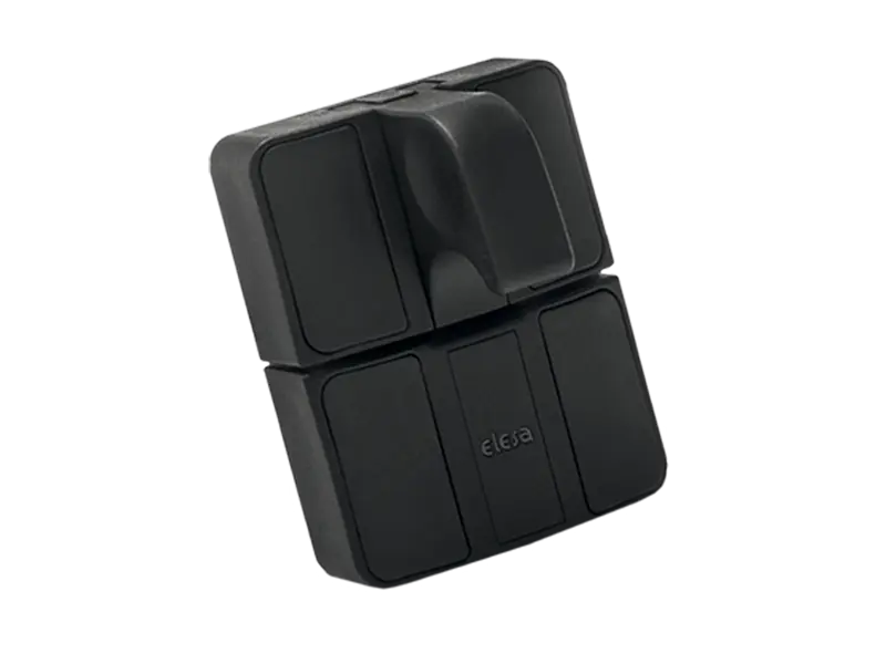 Product image of ELESA® BMST.L - Snap door lock for T-slot profile for pull opening by means of lifting lever
