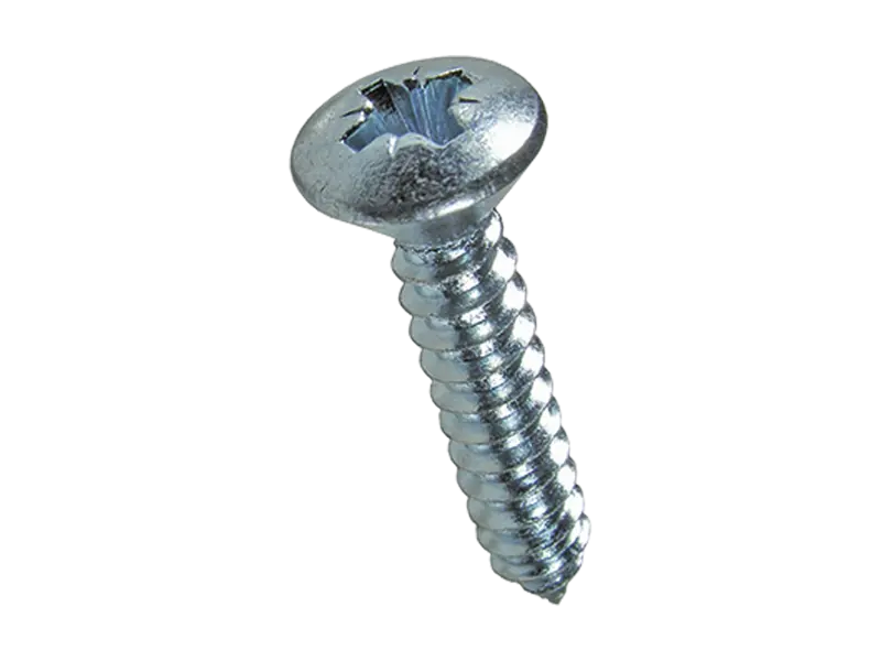 Product image of Pozi oval countersunk head tapping screws form Z, with cone end type C