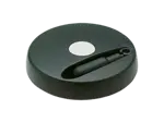 Product image of ELESA® VDS+IR - Solid handwheels with fold-away handle and black-oxide steel boss