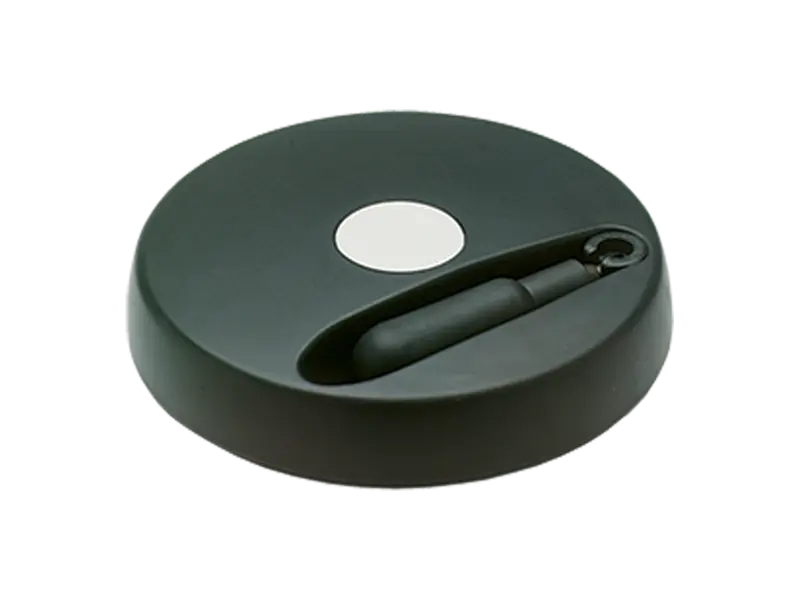 Product image of ELESA® VDS+IR - Solid handwheels with fold-away handle and black-oxide steel boss
