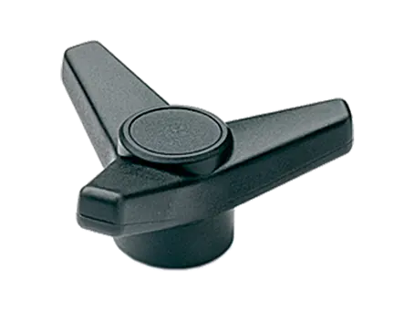 Product image of ELESA® VB.639 - Three-arm knobs with metal boss brass boss, tapped blind hole