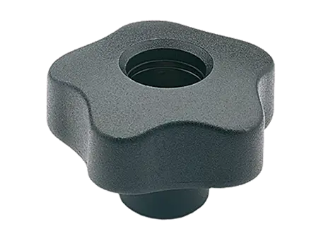 Product image of ELESA® VCT.FP - Lobe knobs with brass boss and tapped through-hole