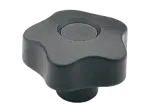 Product image of ELESA® VCT. - Lobe knobs with brass boss and tapped through-hole