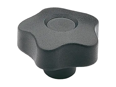 Product image of ELESA® VCT. - Lobe knobs with brass boss and tapped through-hole