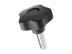 Product image of ELESA® VCT.p - Lobe knobs with threaded stud, steel zinc plated