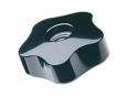 Product image of ELESA® VC.253 - Lobe knobs shortened series, with black-oxide steel boss and tapped through-hole