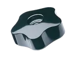 Product image of ELESA® VC.253 - Lobe knobs shortened series, with black-oxide steel boss and tapped through-hole
