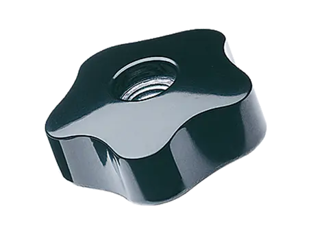 Product image of ELESA® VC.253 - Lobe knobs shortened series, with black-oxide steel boss and tapped through-hole