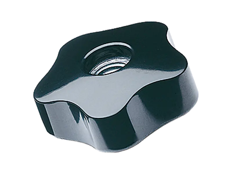 Product image of ELESA® VC.253 - Lobe knobs shortened series, with black-oxide steel boss and tapped through-hole