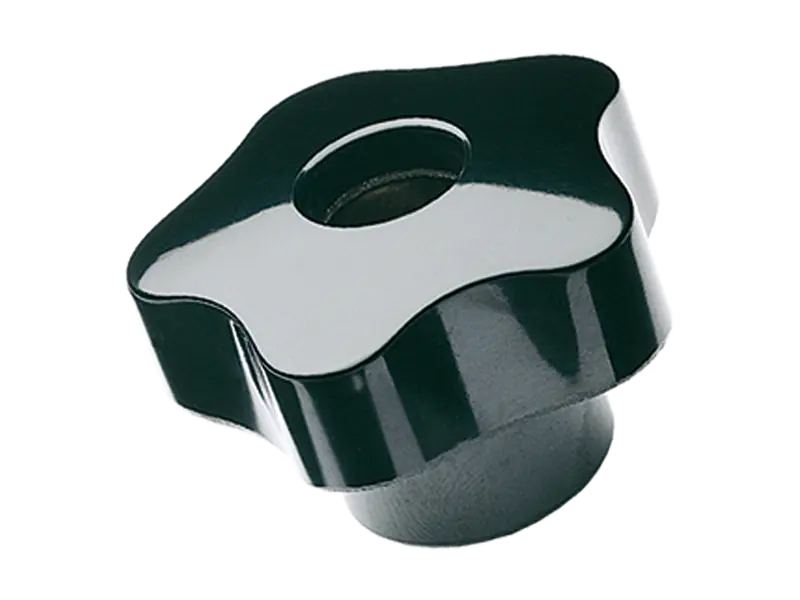 Product image of ELESA® VC.254 - Lobe knobs with brass boss and tapped through-hole