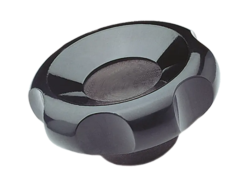 Product image of ELESA® VL.140 FP - Lobe knobs with metal boss black-oxide steel boss, undrilled