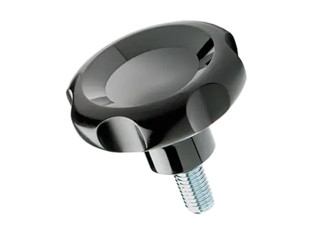 Product image of ELESA® VL.155 p - Lobe knobs with threaded stud, steel zinc plated
