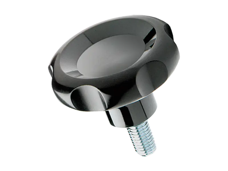 Product image of ELESA® VL.155 p - Lobe knobs with threaded stud, steel zinc plated