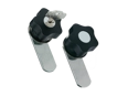 产品图片：ELESA® VC.308 - 带锁舌型的锁扣式旋钮 带闭合锁舌，碳钢镀锌
