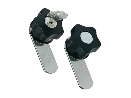 产品图片：ELESA® VC.308 - 带锁舌型的锁扣式旋钮 带闭合锁舌，碳钢镀锌