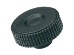 Product image of ELESA® MBT. - Diamond cut knurled knobs with brass boss with blind hole H9