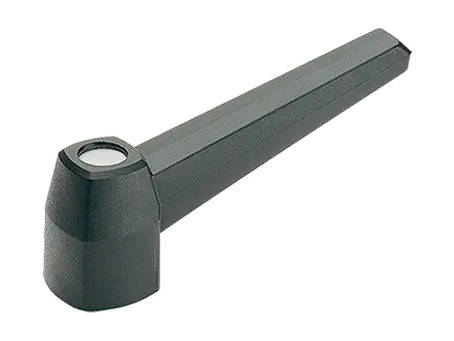 Product image of ELESA® MF. - Lever handles with brass boss, threaded blind hole