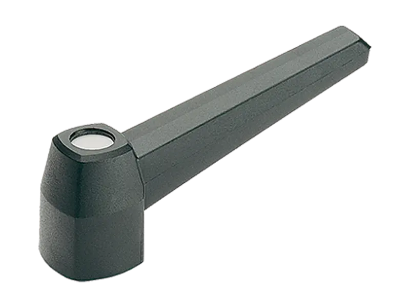 Product image of ELESA® MF. - Lever handles with brass boss, threaded blind hole