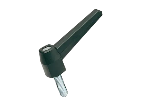 Product image of ELESA® MF.p - Lever handles with threaded stud, steel zinc plated
