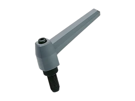 Product image of ELESA® MR.p - Adjustable handles with threaded stud, steel black-oxide