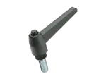 产品图片：ELESA® MRX.p - 可调节手柄 带定位销，钢质镀锌螺柱