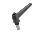 产品图片：ELESA® MRX-SST-p - 可调节手柄 带定位销，不锈钢螺柱