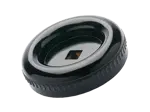 Product image of ELESA® VZ. - Knurled knobs with square through-hole and brass reinforcement