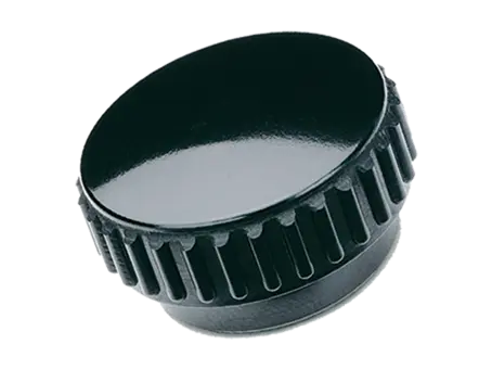 Product image of ELESA® B.193 - Knurled grip knobs with brass boss and tapped blind hole
