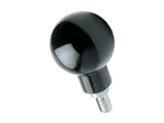 产品图片：ELESA® P.111+x - 旋转手柄 带钢质镀锌螺柱和扳手平面