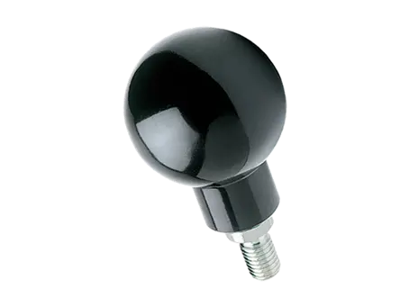 Product image of ELESA® P.111+x - Revolving handles with threaded stud and spanner flats, steel zinc plated