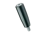 Product image of ELESA® I.281+x - Revolving handles with threaded stud, steel matte chrome-plated, handle with hex socket